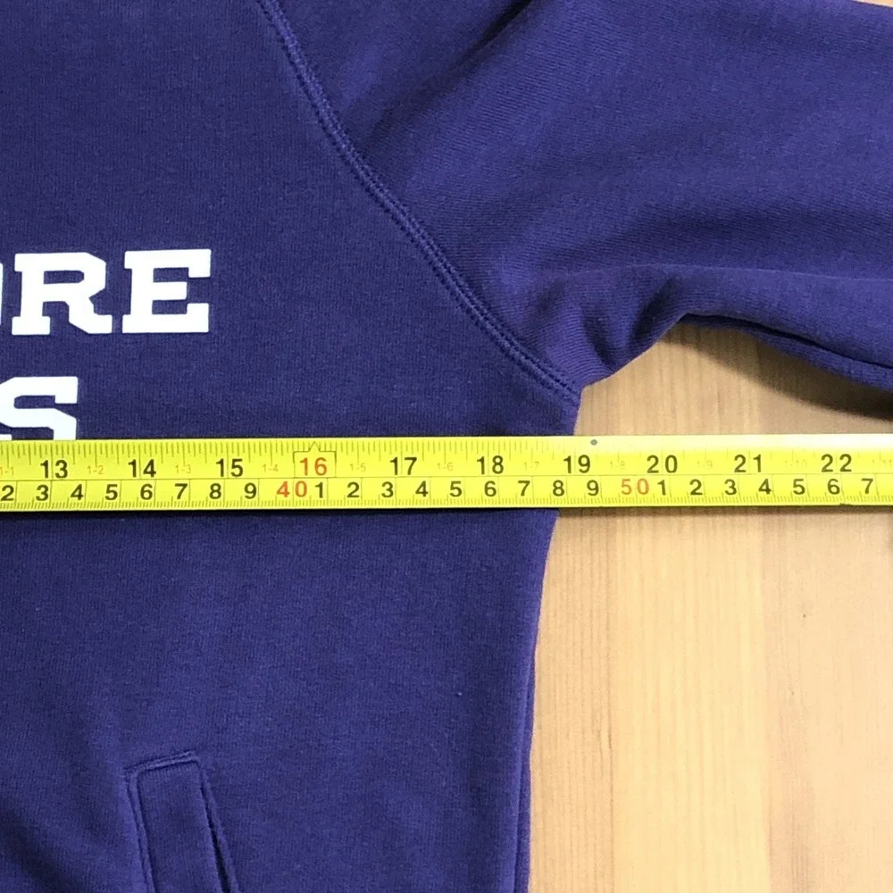 Nike Baltimore Ravens NFL Team Apparel Hoodie Sweatshirt High Neck Purple Sz S